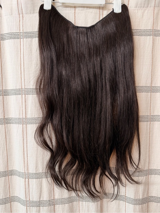 Hidden Crown Other - 18” Natural Dark Brown Hidden Crown Clip-In Halo Hair Extension- 110g Daydream